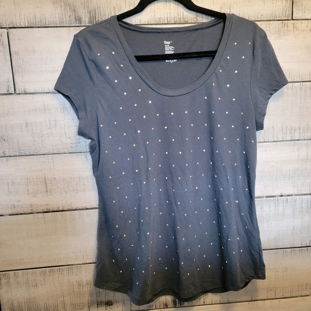 🌟Dark gray GAP tee, large